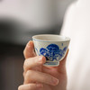 仿古12号品杯 青花团凤/ 青花狮子滚雪球 / 古彩狮子滚绣球 茶杯品茗杯大号 主人杯 个人陶瓷茶具 商品缩略图7