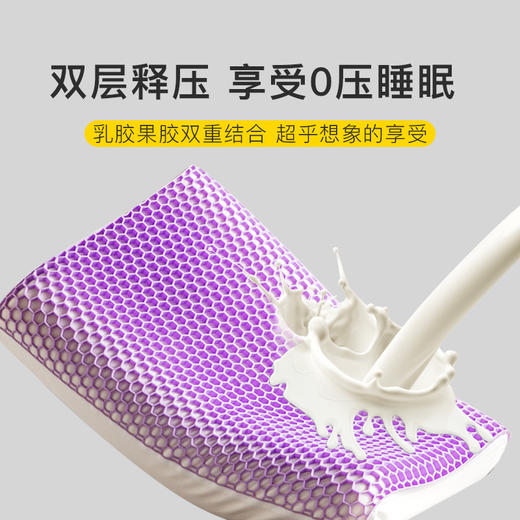 乳胶枕TPE无压乳胶枕头家用单人护颈椎翼助睡眠枕芯睡觉解压枕 商品图3