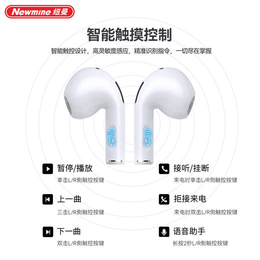 Newmine纽曼TWS蓝牙耳机H73 商品图1