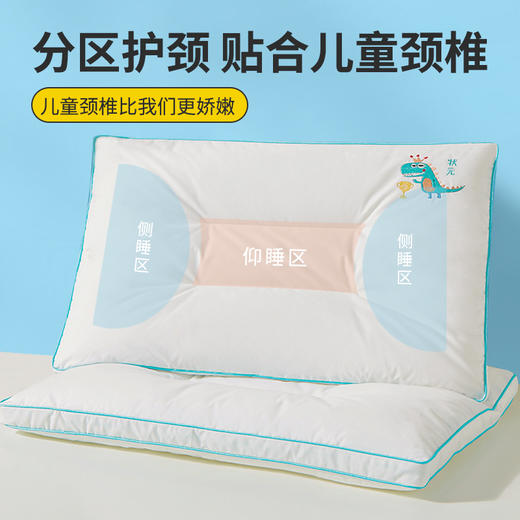 A类全棉儿童枕头低枕芯幼儿园小孩小学生专用宿舍午睡小号3岁以上 商品图2