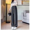 【窄版西装阔腿裤女裤，春夏休闲直筒高腰宽松】小个子夏季薄款，高腰设计令身材更显纤细，裤子宽松舒适，展现女性优雅与大方。 商品缩略图6