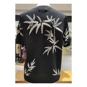 3楼珍贝可机洗桑蚕丝提花女短袖