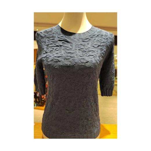 3楼珍贝可机洗桑蚕丝花型女衫 商品图0