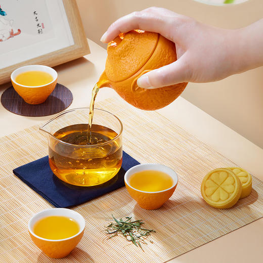 开橘好运乐享大运礼盒茶具组 商品图5