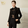 2023年春季新款英伦风洋气时尚套装黑色气质设计感时尚西服套裤女 商品缩略图0