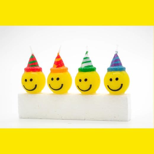 笑脸蜡烛（一套4个） 商品图0