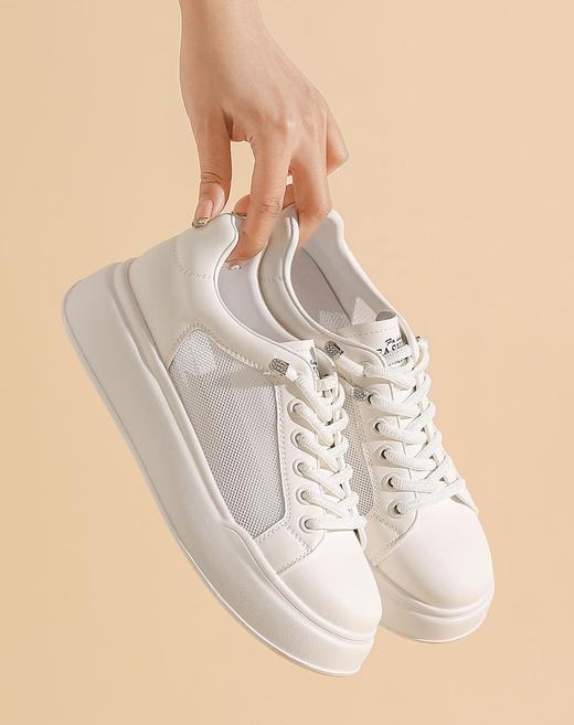 西村名物2023夏季新款时尚休闲鞋小白鞋13061 商品图6