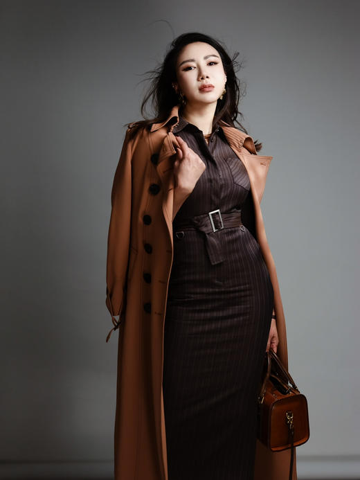 “摩登教主”J20384234A颈袖添香春季时尚通勤修身职场正装包臀风职场连衣裙 J20384234A 商品图4