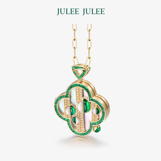 【寿】JULEEJULEE茱俪东方系列福禄寿禧高珠款相片盒项链 商品图4