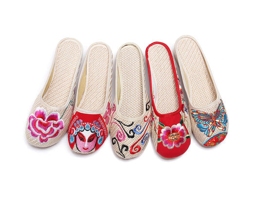 布鞋凉拖休闲散步逛街旅游牛筋底拖鞋YR 商品图4