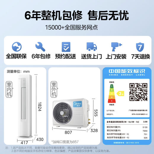 美的（Midea）空调 KFR-51LW/N8KS1-3 酷省电 商品图5