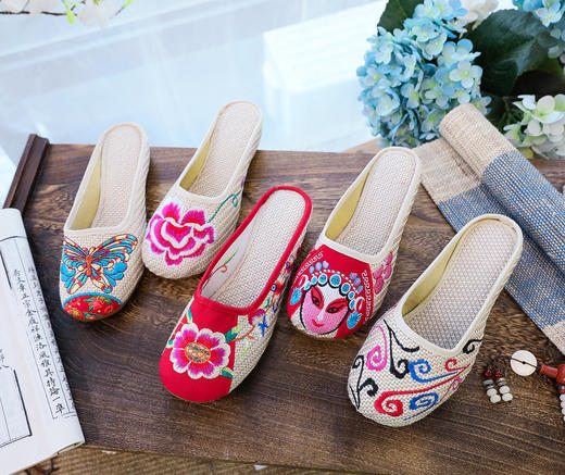 布鞋凉拖休闲散步逛街旅游牛筋底拖鞋YR 商品图0