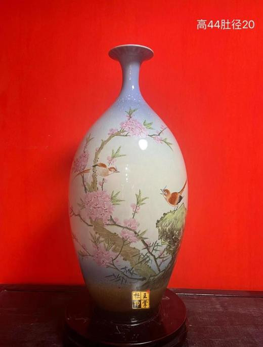 窑变水点桃花赏瓶系列 商品图0