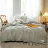 水洗棉四件套色织全棉100纯棉枕套床单被套春秋冬三件套床上用品 商品缩略图2