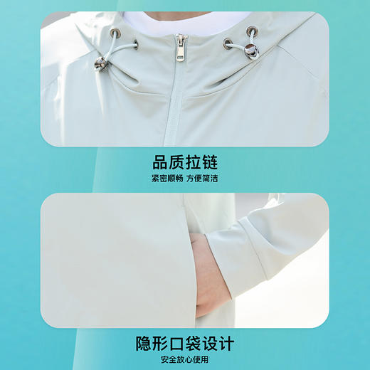 UPF50+凉感防晒衣连帽夹克开衫男款夏季超薄透气清凉防紫外线透气钓鱼防晒服PSFSY2303 商品图3