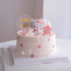 【觅糖凯蒂猫】HelloKitty-女孩宝宝-生日蛋糕