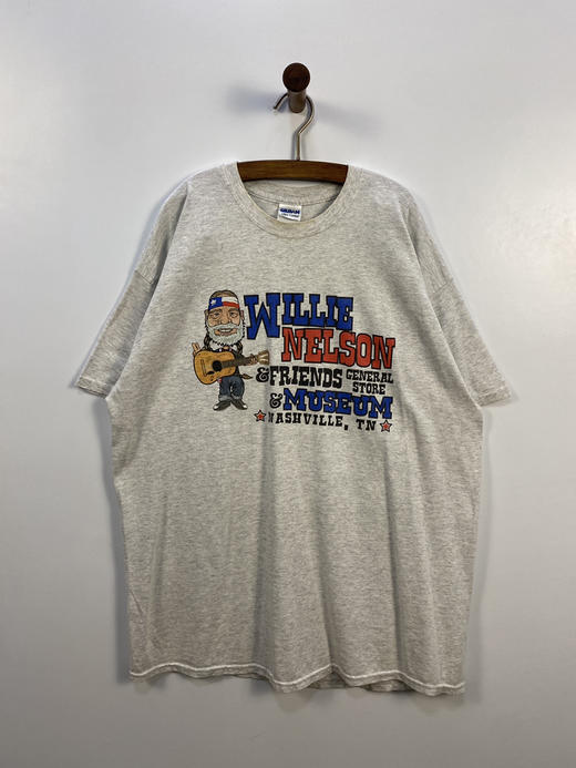 GILDAN 威利·纳尔逊 音乐家 短袖T恤 _SST(XL) 商品图1