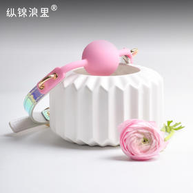 彩虹糖果口球口塞口水球 硅胶材质