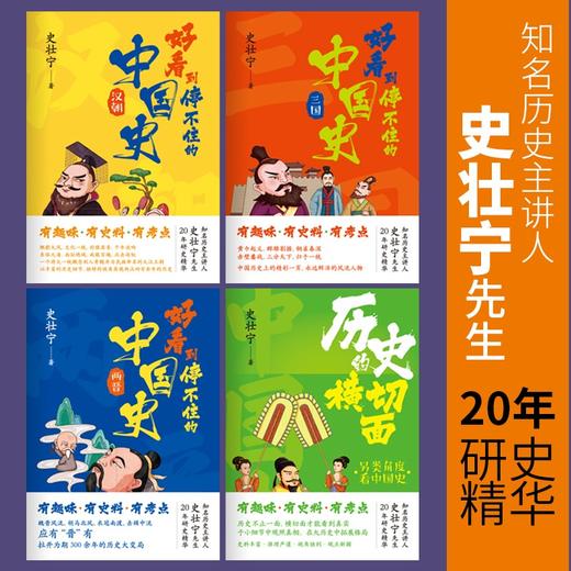 好看到停不住的中国史 全4册 史壮宁 著 历史 商品图1