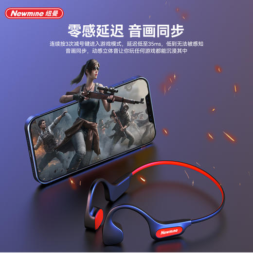 Newmine纽曼骨传导蓝牙耳机H67 商品图1