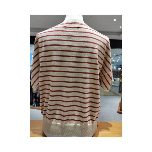 3楼珍贝丝绒夹色亮丝蝙蝠女短袖 商品图1