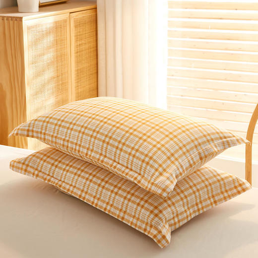 100%全棉枕头套装纯棉枕套一对装家用单个48cmx74cm男单人 商品图3