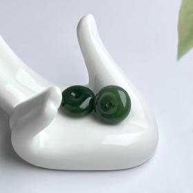 碧玉吊坠-菠菜绿小平安扣