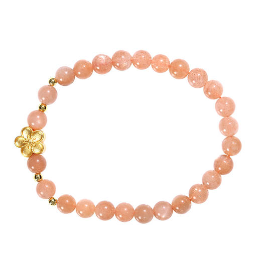 灵机吉品太阳石手链 粉嫩桃花朵朵 商品图3