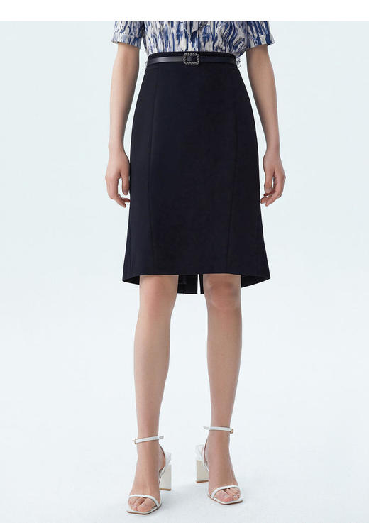 【XXL11】LANCY/朗姿 收腰鱼尾半身裙LSSP00WSK104A61 商品图1