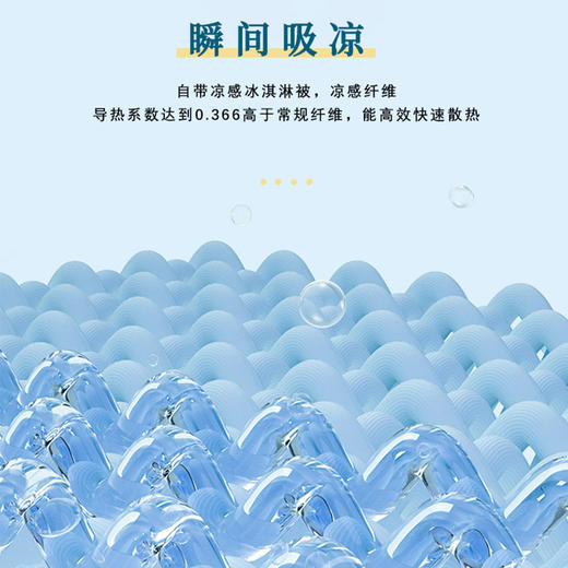⁵【夏天空调被冰淇淋被】裸睡级   凉感纤维   YY05-BDM 商品图5