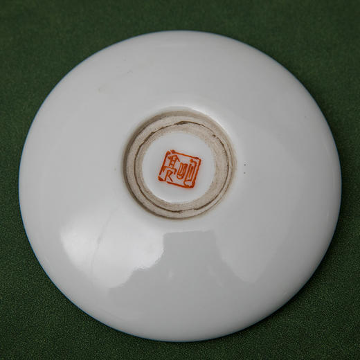 近代 浅绛彩花鸟纹文具成套 商品图3