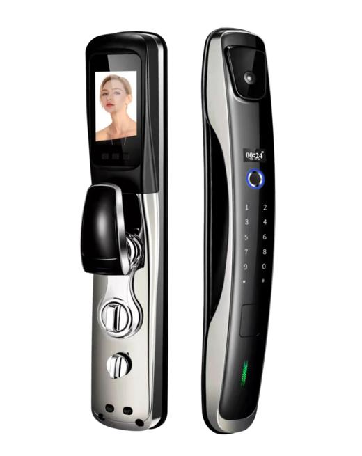 智慧匠心 新华二号纳米黑智能锁（猫眼款） 商品图0