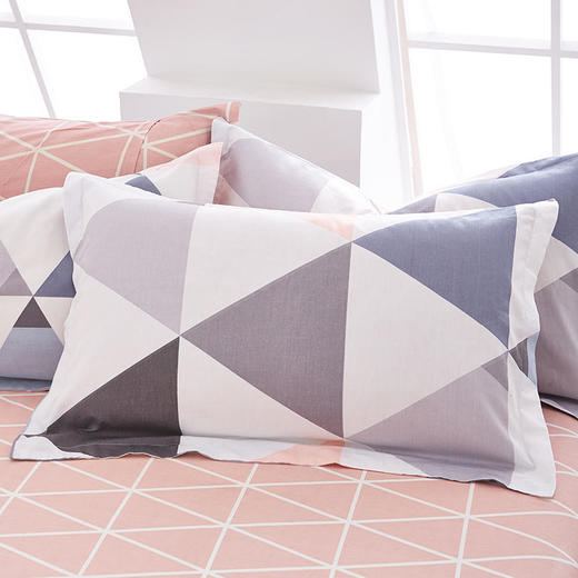 100%全棉枕头套装纯棉枕套一对装家用单个48cmx74cm男单人 商品图2