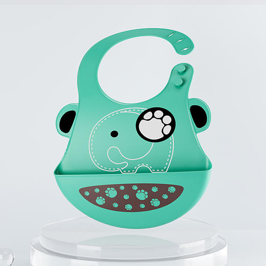 【婴儿立体口水兜立体儿童硅胶围兜防水】食品级超软围嘴婴儿口水巾，防水设计，有效防止口水湿衣服。立体设计更贴合婴儿脸型，防止食物溅出污染环境。让您和您的宝宝拥有一个干净卫生的生活空间， 商品图8