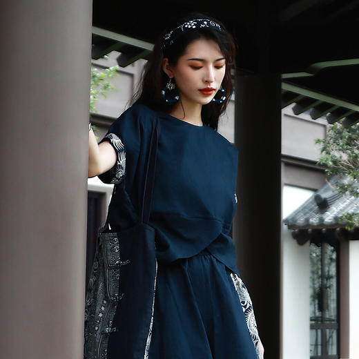 云苍碎花棉麻上衣 | 现货加急发 商品图2