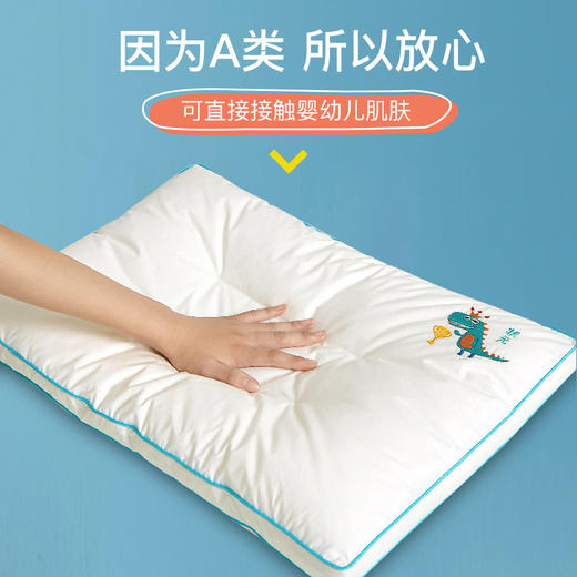A类全棉儿童枕头3岁以上幼儿园6岁小学生专用宝宝1岁小枕芯抗菌 商品图3