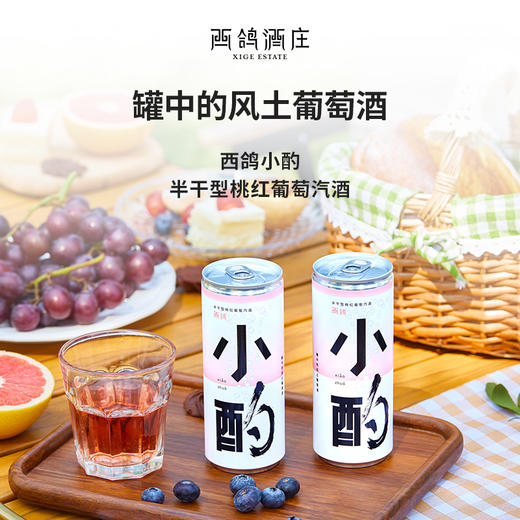 西鸽小酌半干型桃红葡萄汽酒 商品图3