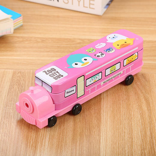 【福利】网红文具盒多功能可爱精美火车铅笔盒男女孩儿童小学生卡通创意 商品图2