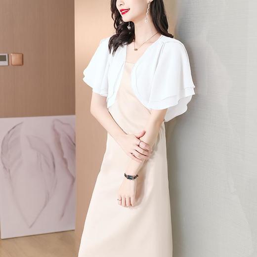 纯色雪纺披肩百搭时尚小坎肩开衫斗篷K-D36M922 商品图6