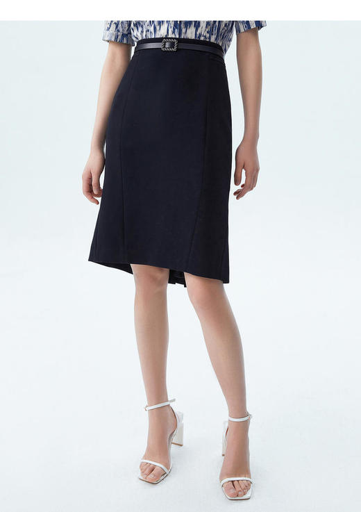 【XXL11】LANCY/朗姿 收腰鱼尾半身裙LSSP00WSK104A61 商品图3