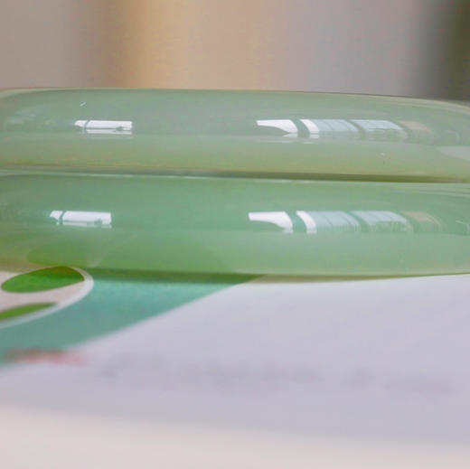 和田玉（青玉）手镯--晴水绿（圈口请备注留言） 商品图7