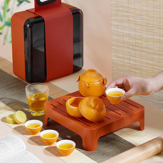 开橘好运乐享大运礼盒茶具组 商品图7