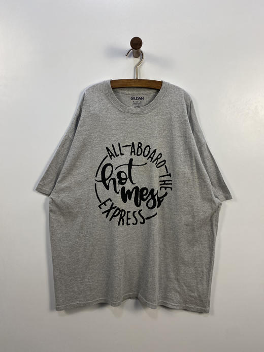 双面印花 GILDAN all aboard the hot mess express 短袖T恤 _SST(2XL) 商品图1