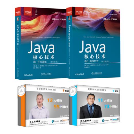 套装 官网正版 Java核心技术 原书12版 共2卷 Java核心技术 卷1 开发基础 Java核心技术 卷2 高级特性 商品图1