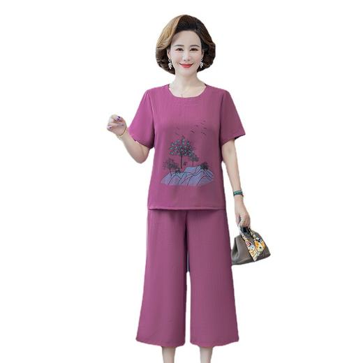 洋气薄款短袖上衣，中老年衬衫女气质套装TYWF-A333CCQ2208 商品图4