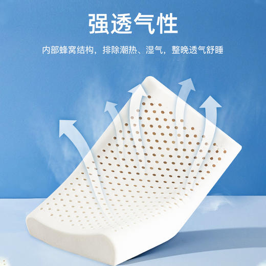 儿童乳胶枕芯儿童枕头6岁以上小学生专用3岁宝宝幼儿园午睡枕 商品图2