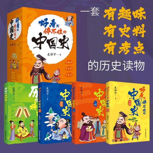 好看到停不住的中国史 全4册 史壮宁 著 历史 商品图0