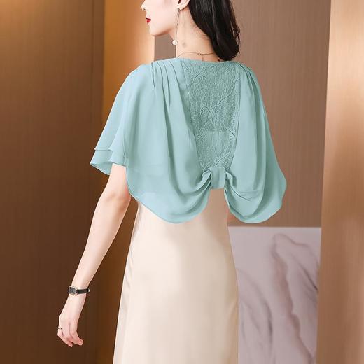 纯色雪纺披肩百搭时尚小坎肩开衫斗篷K-D36M922 商品图4