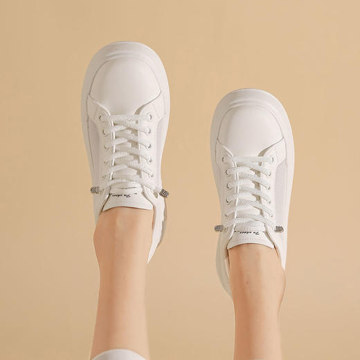 西村名物2023夏季新款时尚休闲鞋小白鞋13061 商品图1