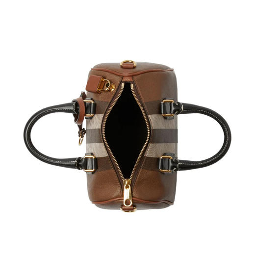 【二】BURBERRY 巴宝莉 女士格纹迷你保龄球包 格子 8069663 A9011 商品图2